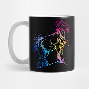 Colorful goat Mug